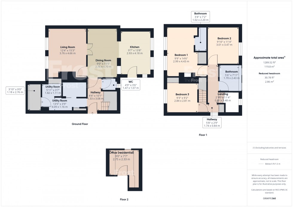 Floorplan for Hanworth, Feltham, TW13