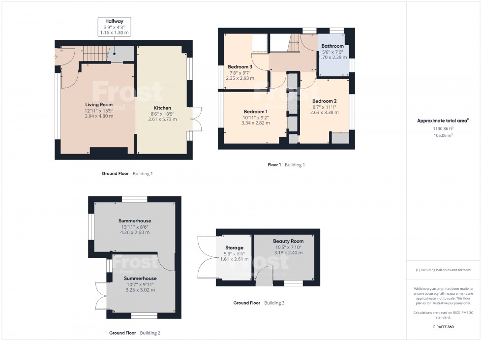 Floorplan for Stanwell, Middlesex, TW19