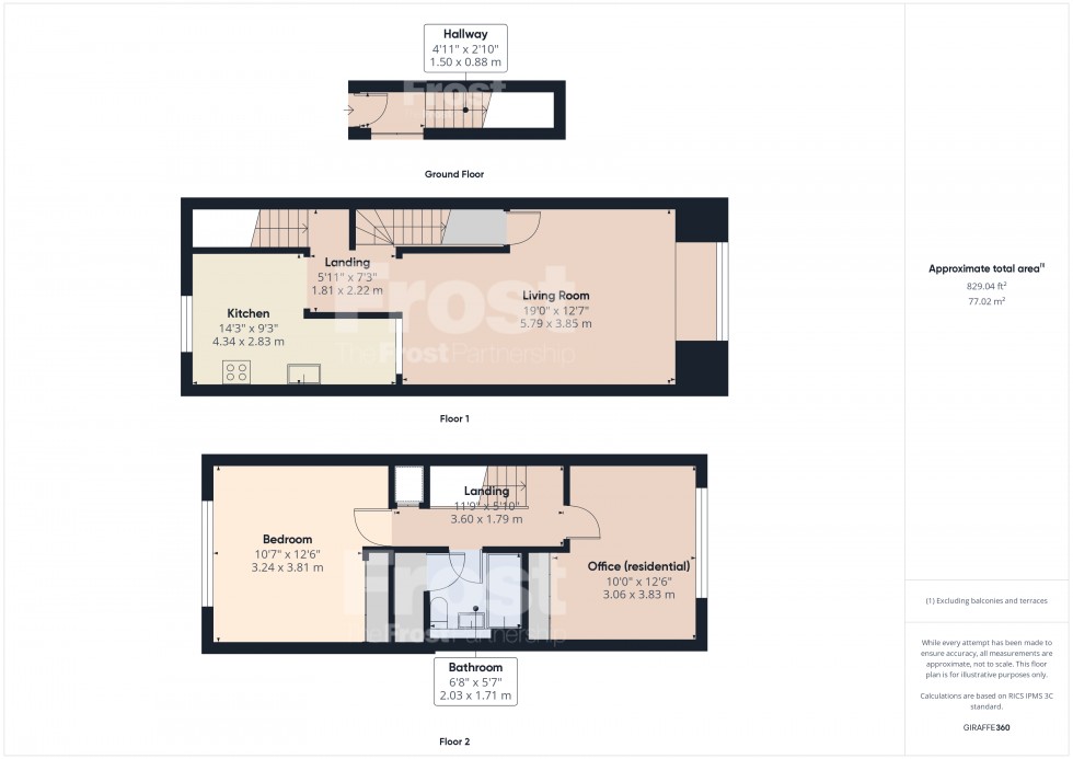 Floorplan for Feltham, Middlesex, TW13