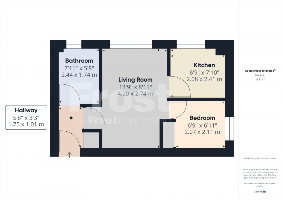 Floorplan for Feltham, Middlesex, TW13