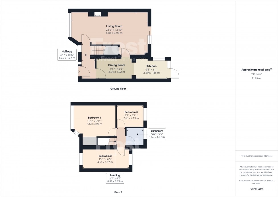 Floorplan for Feltham, , TW13