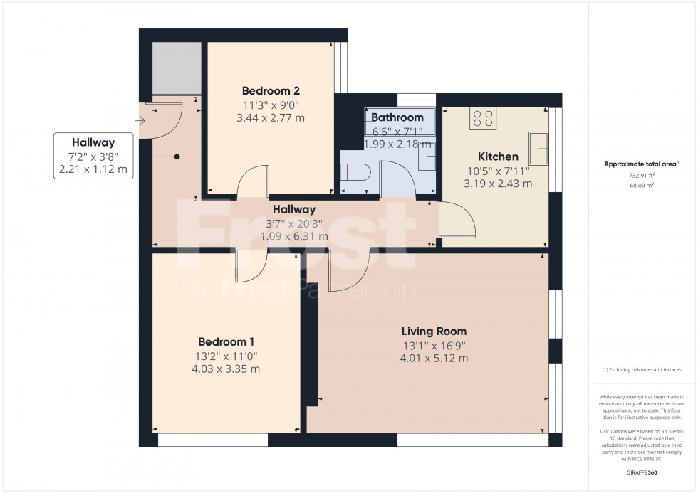 Floorplan for Feltham, Middlesex, TW13