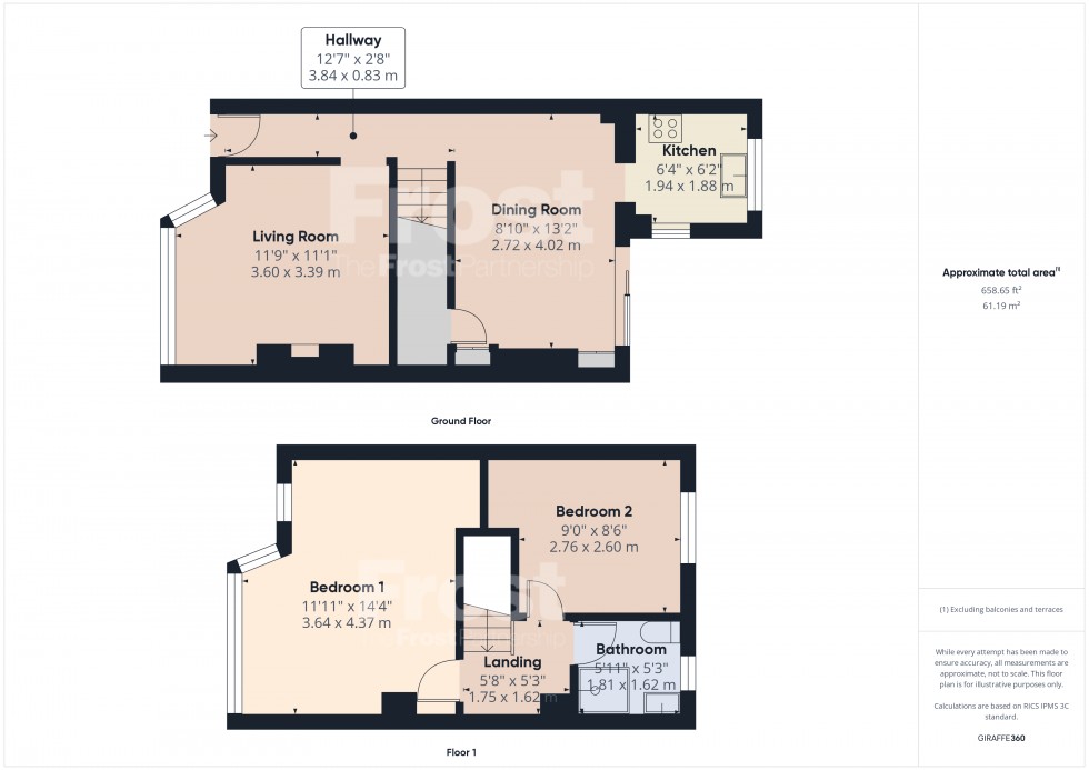 Floorplan for Feltham, Middlesex, TW13