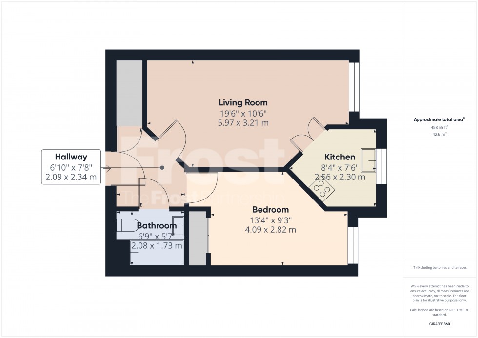 Floorplan for Feltham, Middlesex, TW13