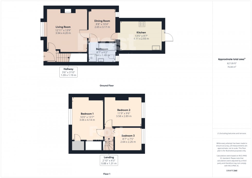 Floorplan for Feltham, Middlesex, TW13