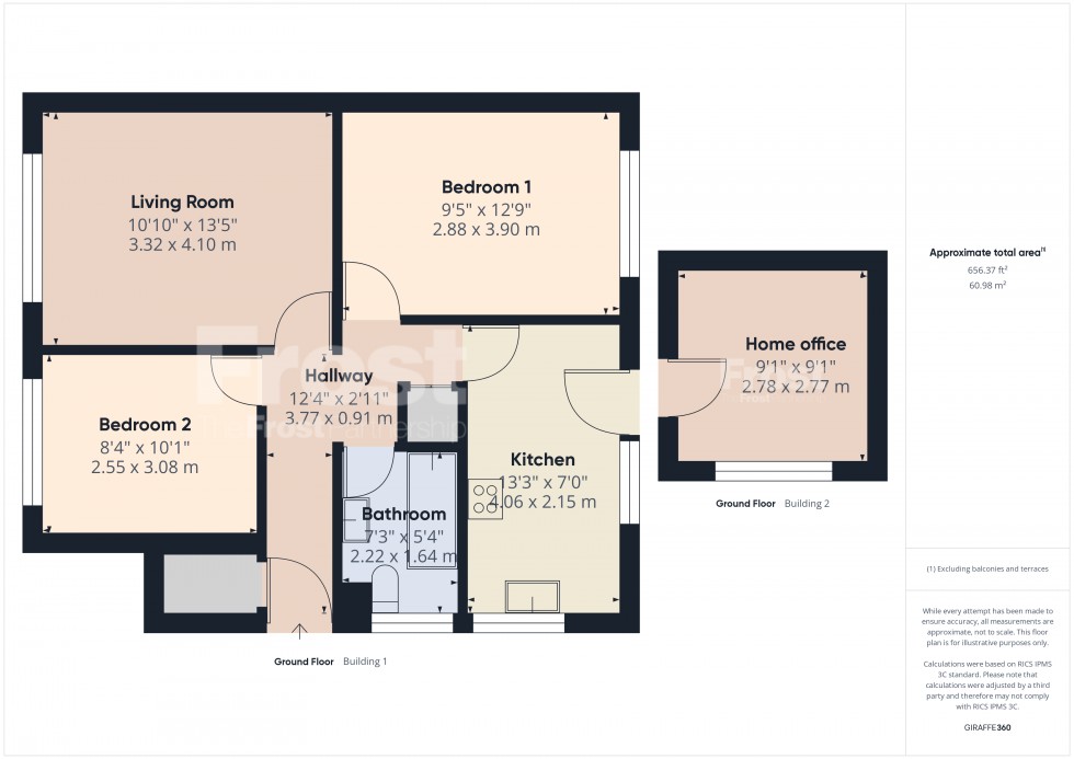 Floorplan for Feltham, Middlesex, TW14