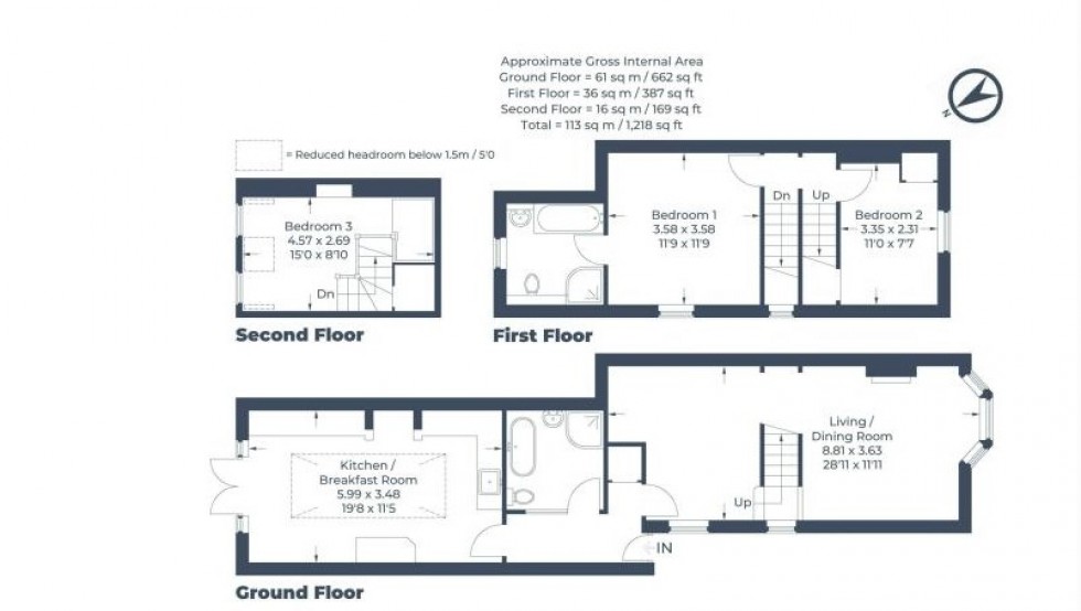 Floorplan for Flackwell Heath, Buckinghamshire, HP10