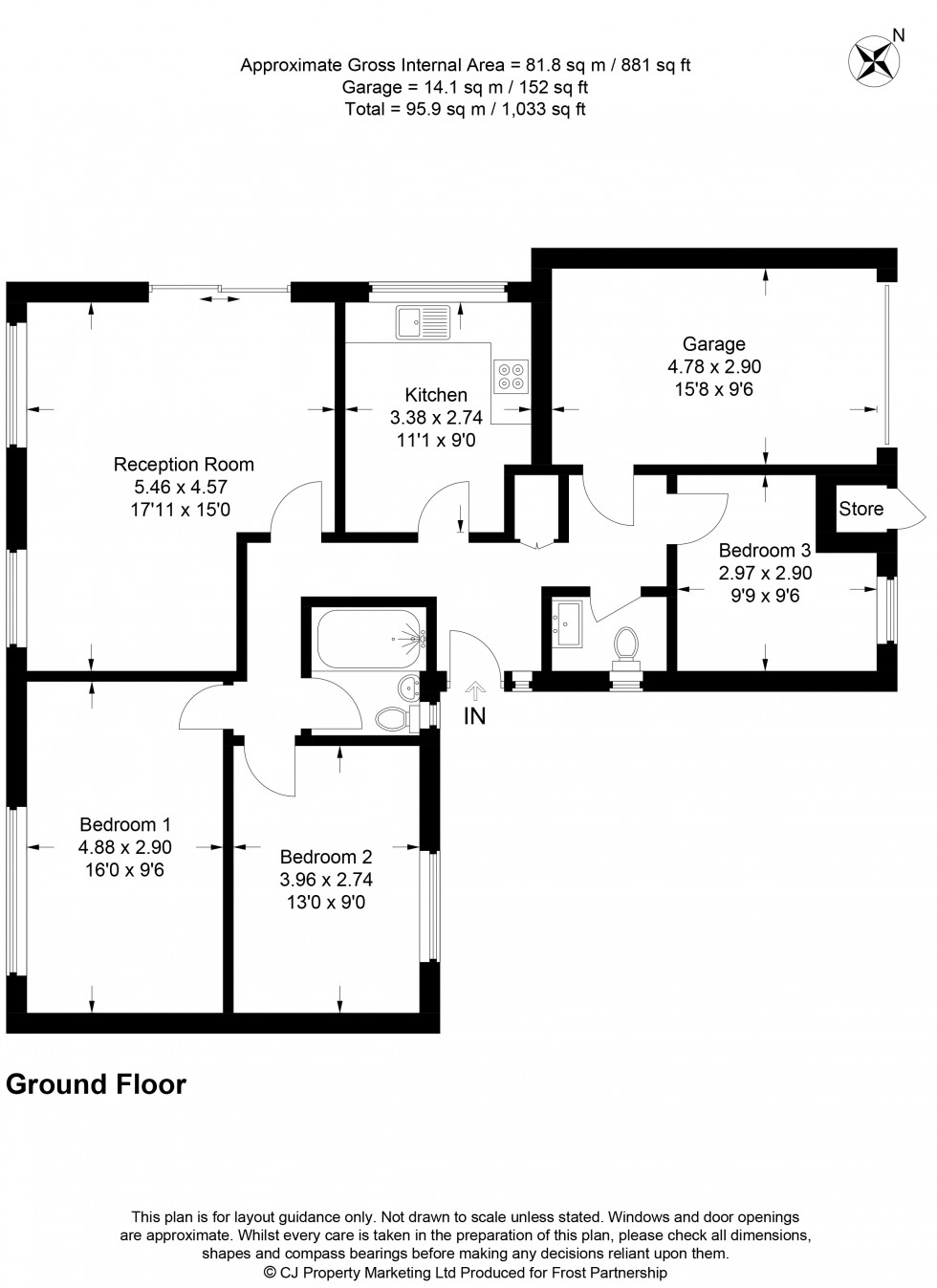 Floorplan for Flackwell Heath, Buckinghamsire, HP10