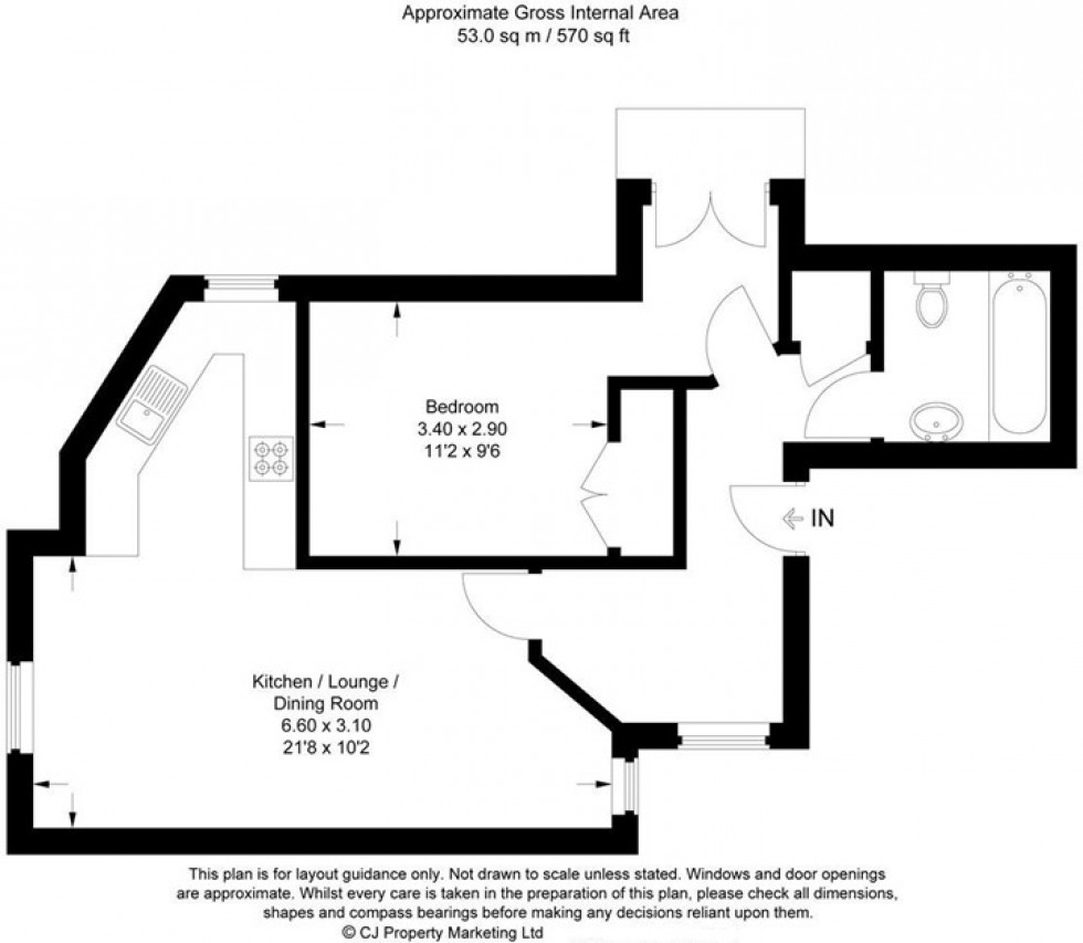 Floorplan for Flackwell Heath, High Wycombe, HP10