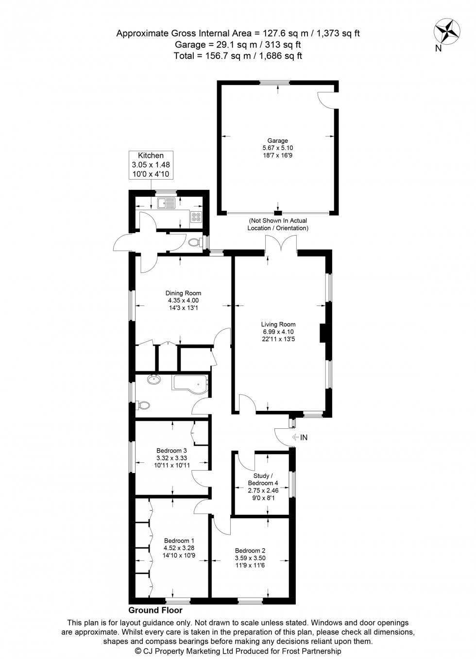 Floorplan for Flackwell Heath, High Wycombe, HP10