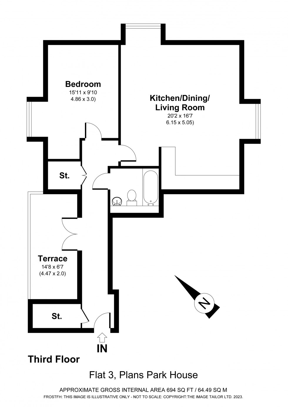 Floorplan for Loudwater, High Wycombe, HP10