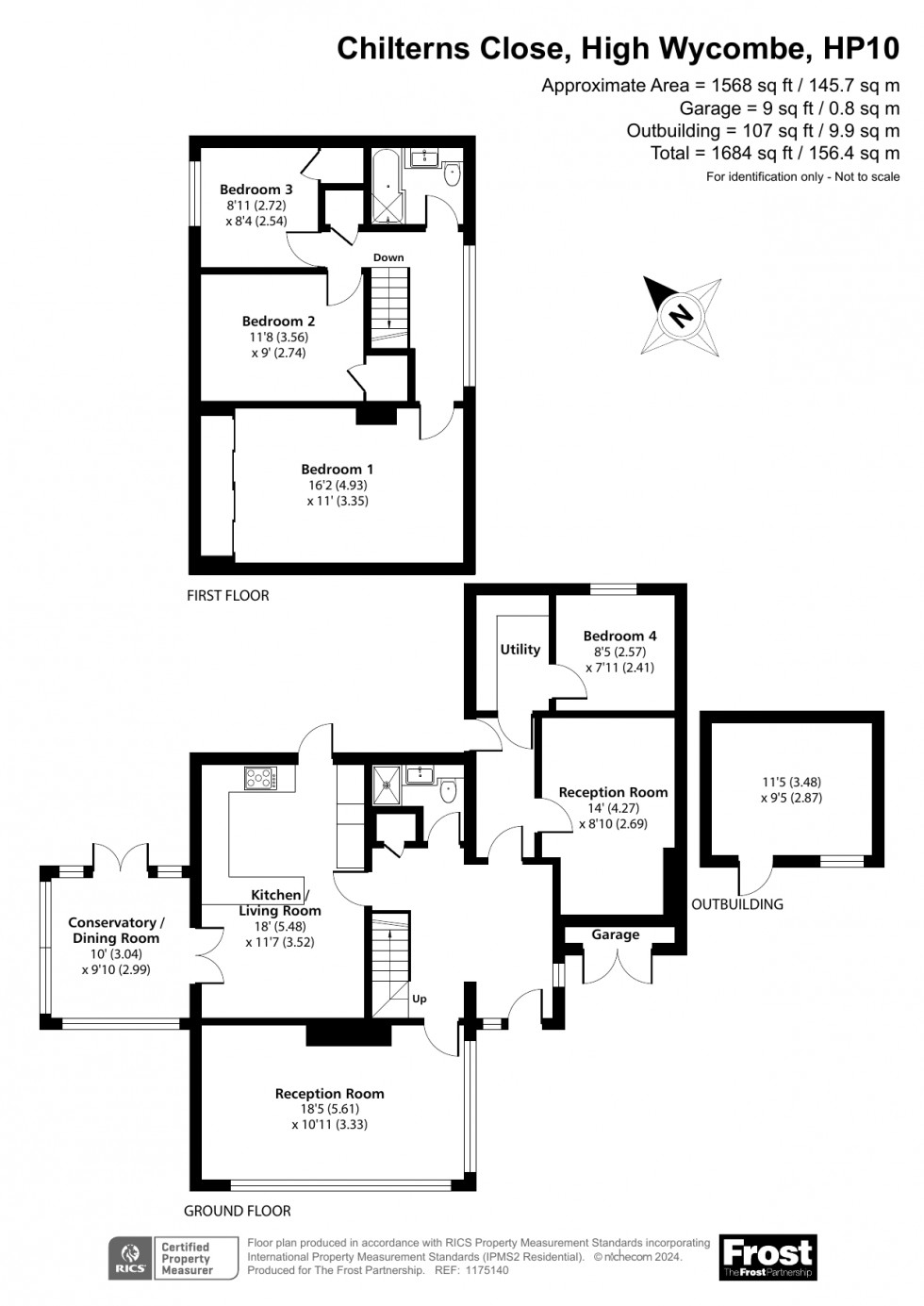 Floorplan for Flackwell Heath, High Wycombe, HP10