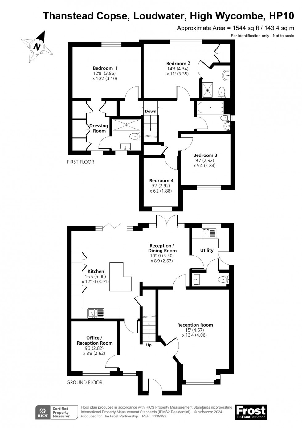 Floorplan for Loudwater, High Wycombe, HP10