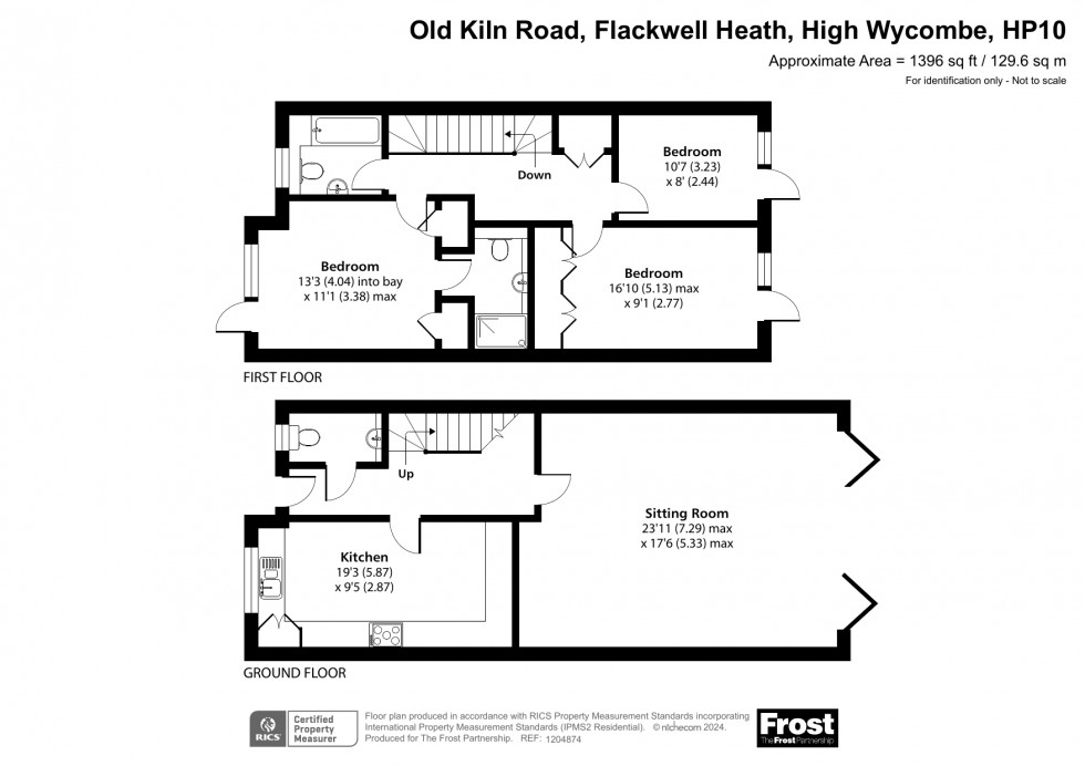 Floorplan for Flackwell Heath, High Wycombe, HP10