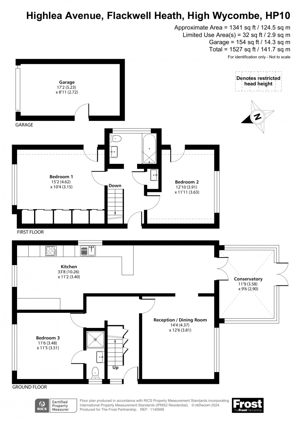 Floorplan for Flackwell Heath, High Wycombe, HP10