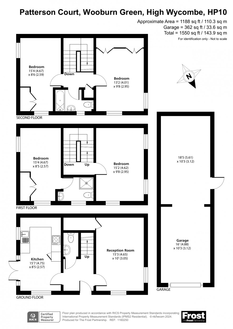 Floorplan for Wooburn Green, High Wycombe, HP10