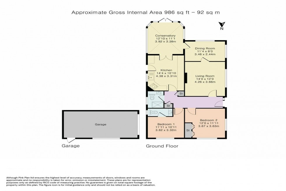 Floorplan for Flackwell Heath, Flackwell Heath, HP10