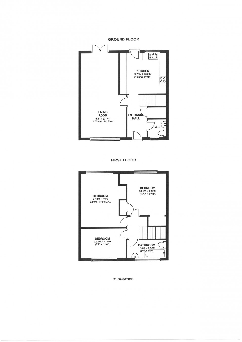 Floorplan for Flackwell Heath, High Wycombe, HP10