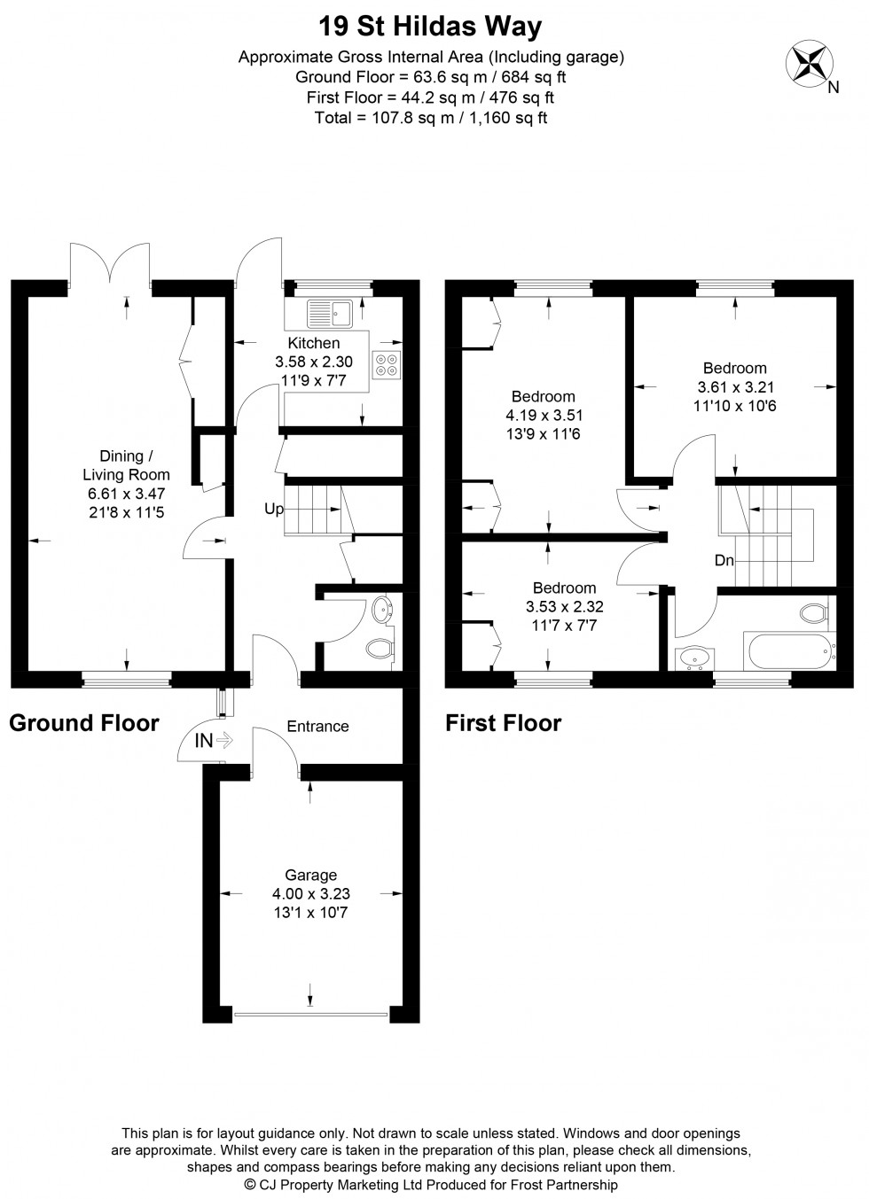 Floorplan for Flackwell Heath, High Wycombe, HP10