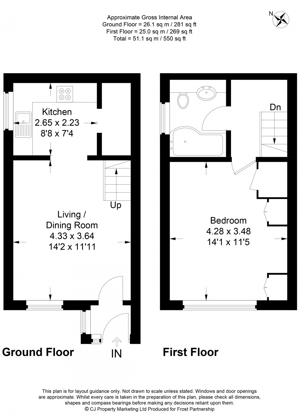 Floorplan for Watery Lane, Wooburn Green, HP10