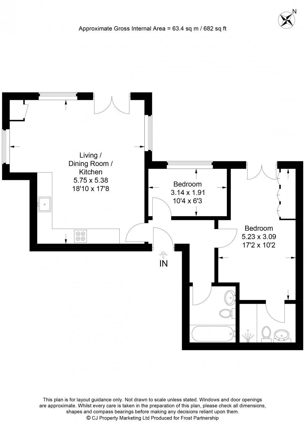 Floorplan for Loudwater, High Wycombe, HP10