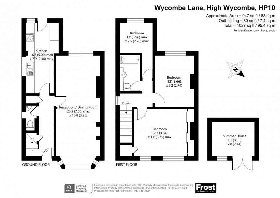 Floorplan for Wooburn Green, High Wycombe, HP10