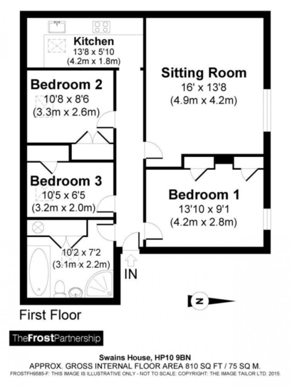 Floorplan for Flackwell Heath, High Wycombe, HP10