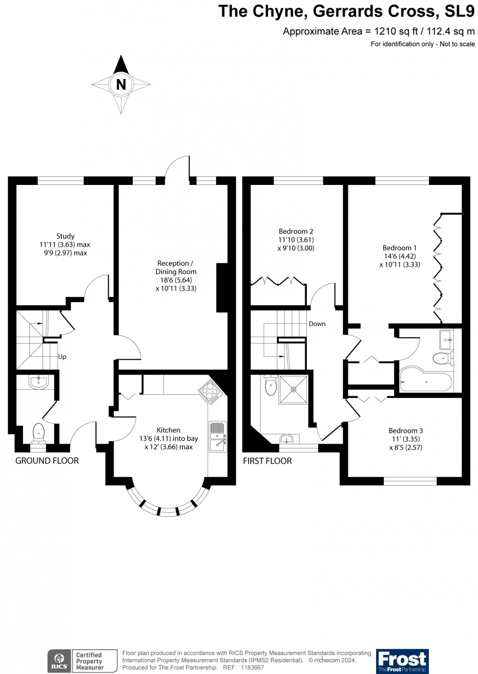 Floorplan for Gerrards Cross, Buckinghamshire, SL9