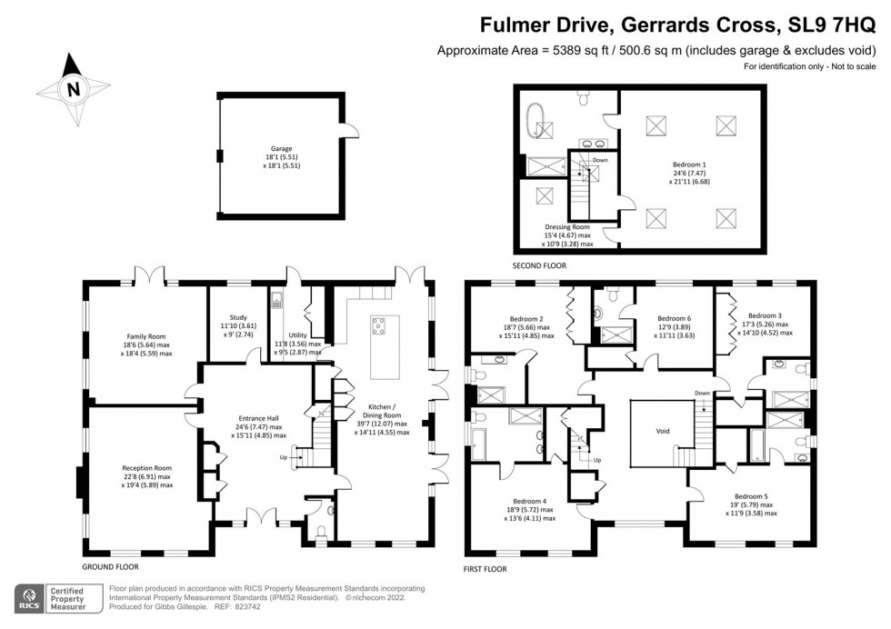 Floorplan for Gerrards Cross, Buckinghamshire, SL9