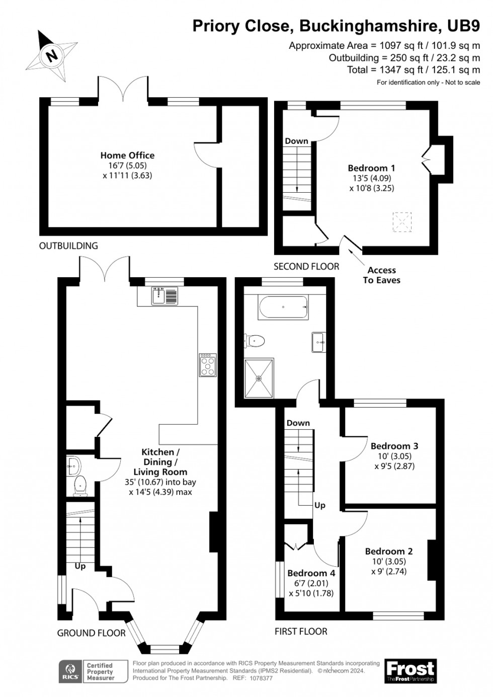 Floorplan for Denham, Buckinghamshire, UB9