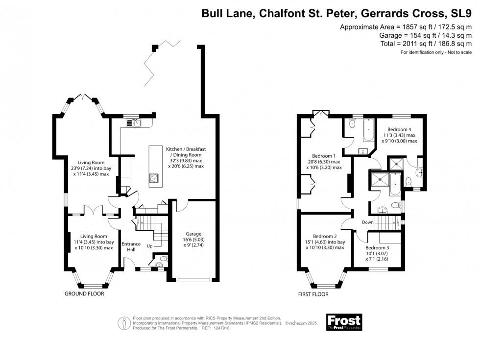 Floorplan for Chalfont St. Peter, Gerrards Cross, SL9