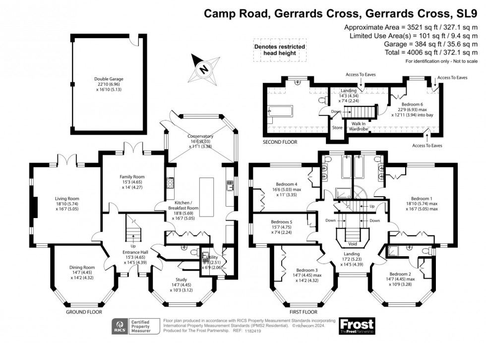 Floorplan for Gerrards Cross, Buckinghamshire, SL9