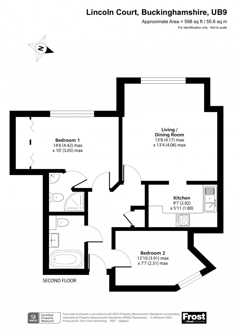 Floorplan for Greentiles Lane, Denham, UB9