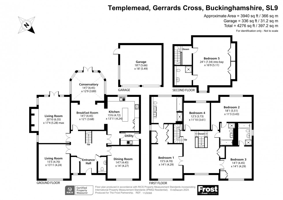 Floorplan for Gerrards Cross, Buckinghamshire, SL9
