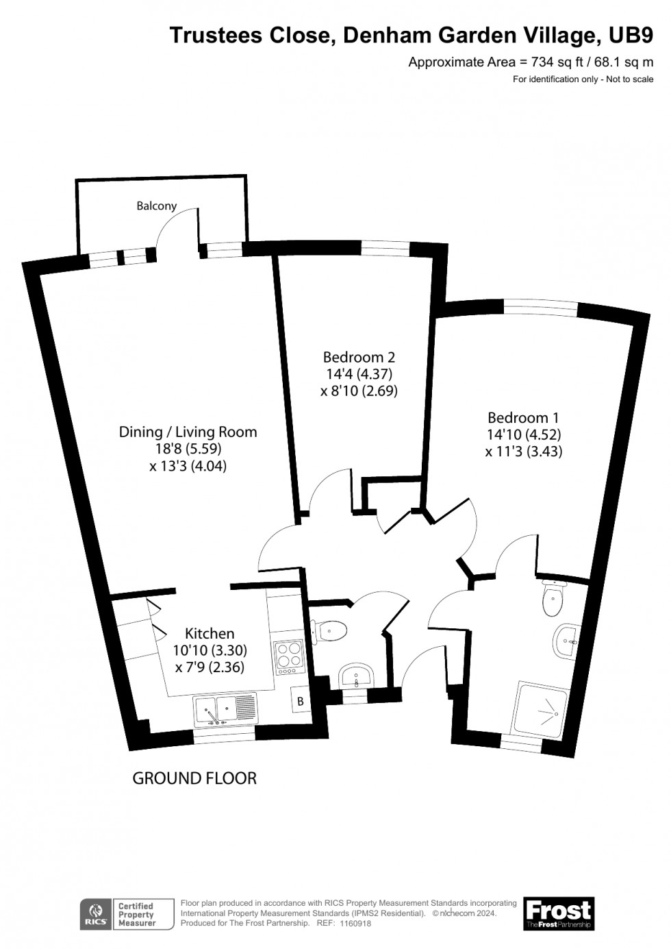 Floorplan for Denham Garden Village, Denham, UB9