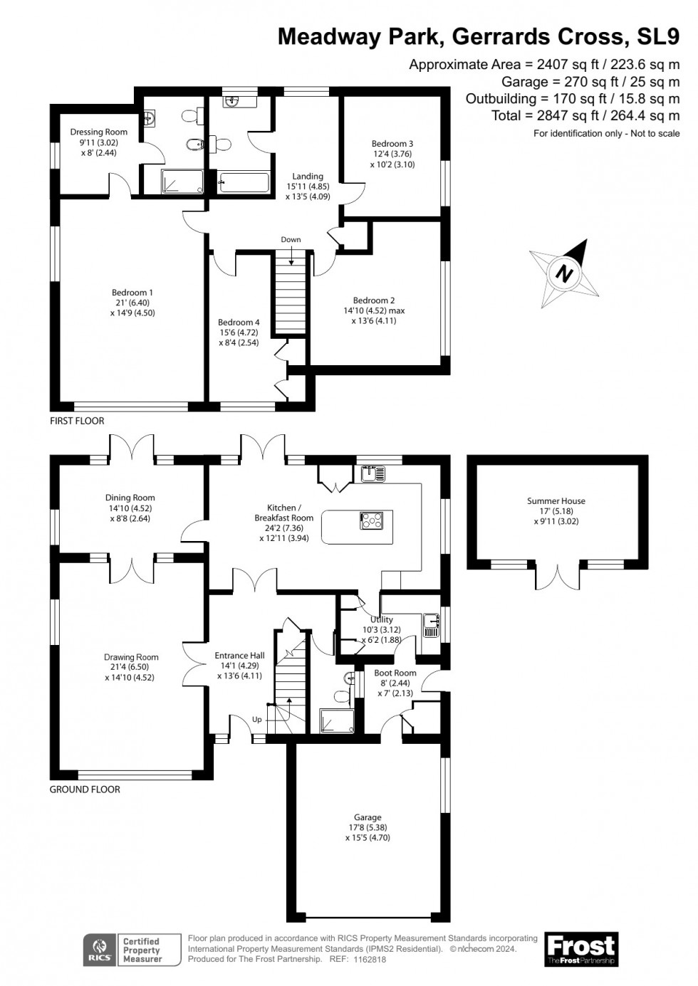 Floorplan for Gerrards Cross, Buckinghamshire, SL9