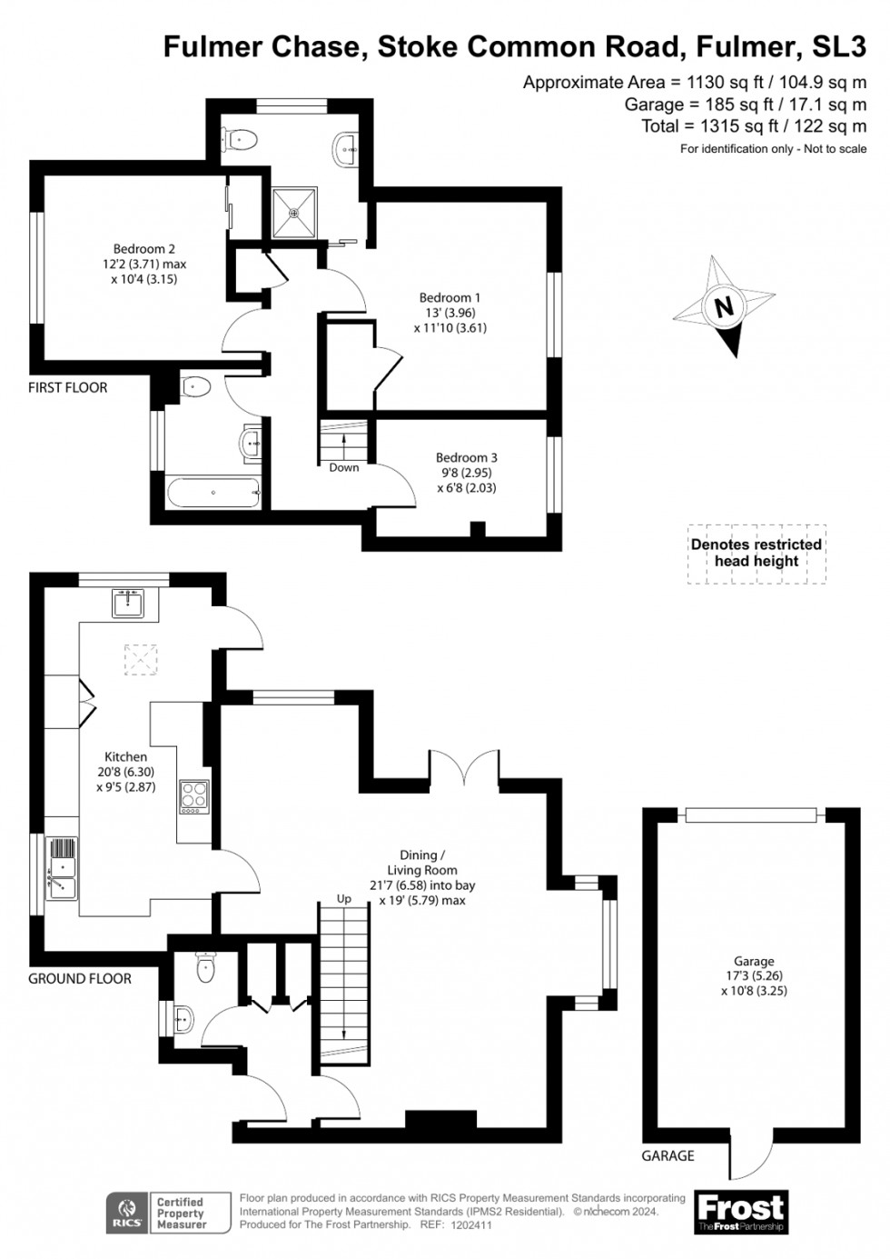 Floorplan for Stoke Common Road, Fulmer, SL3