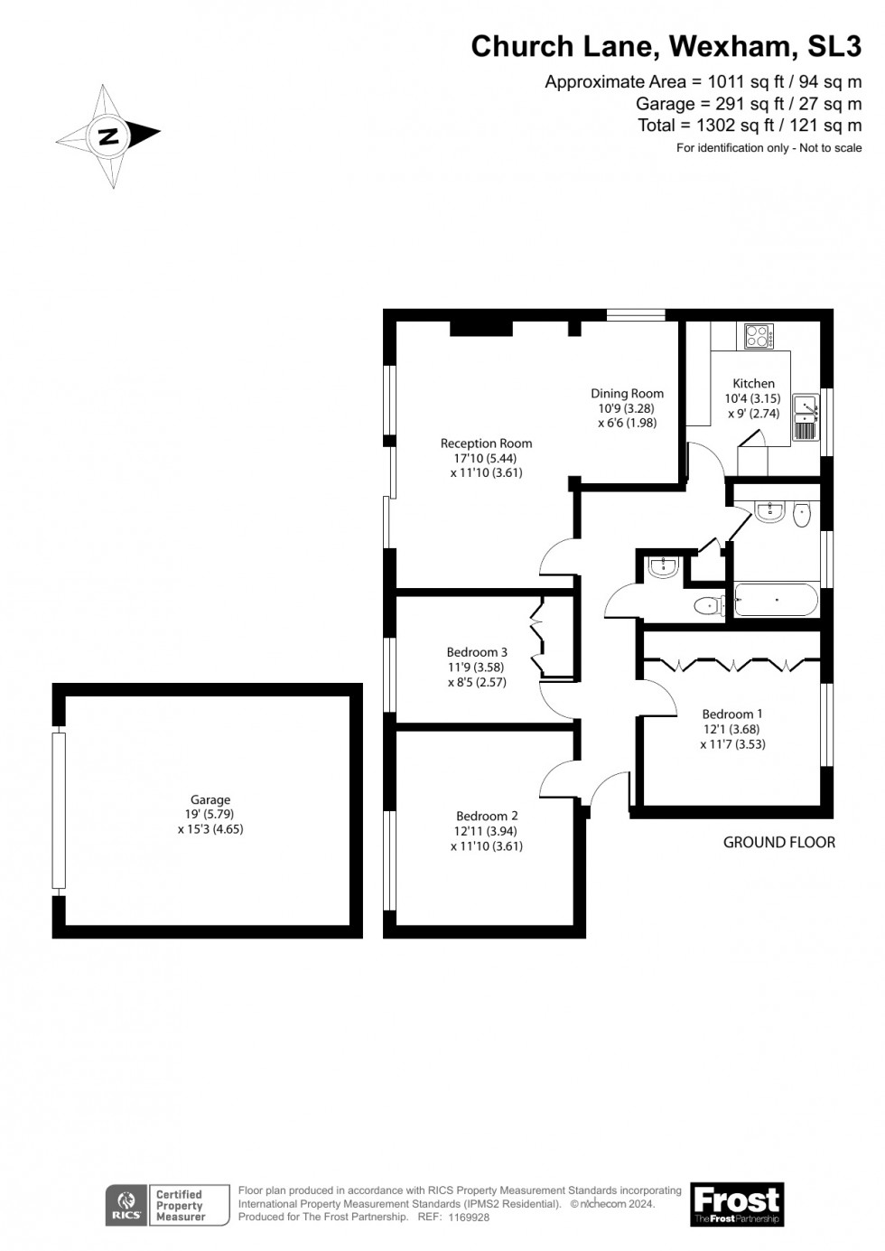 Floorplan for Church Lane, Wexham, SL3