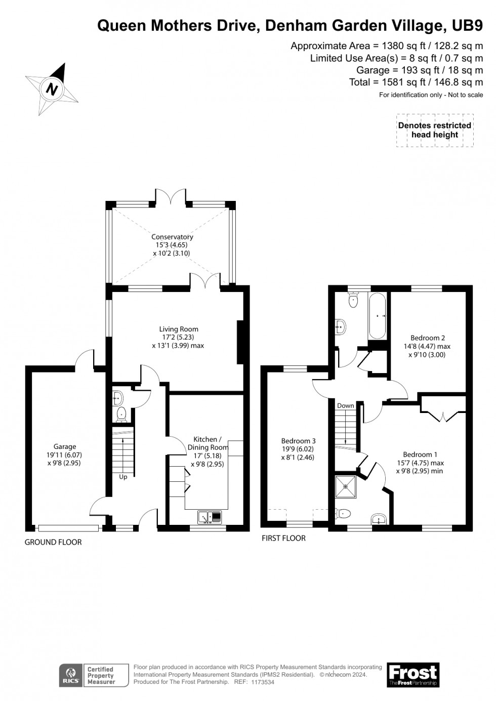 Floorplan for Denham Garden Village, Denham, UB9