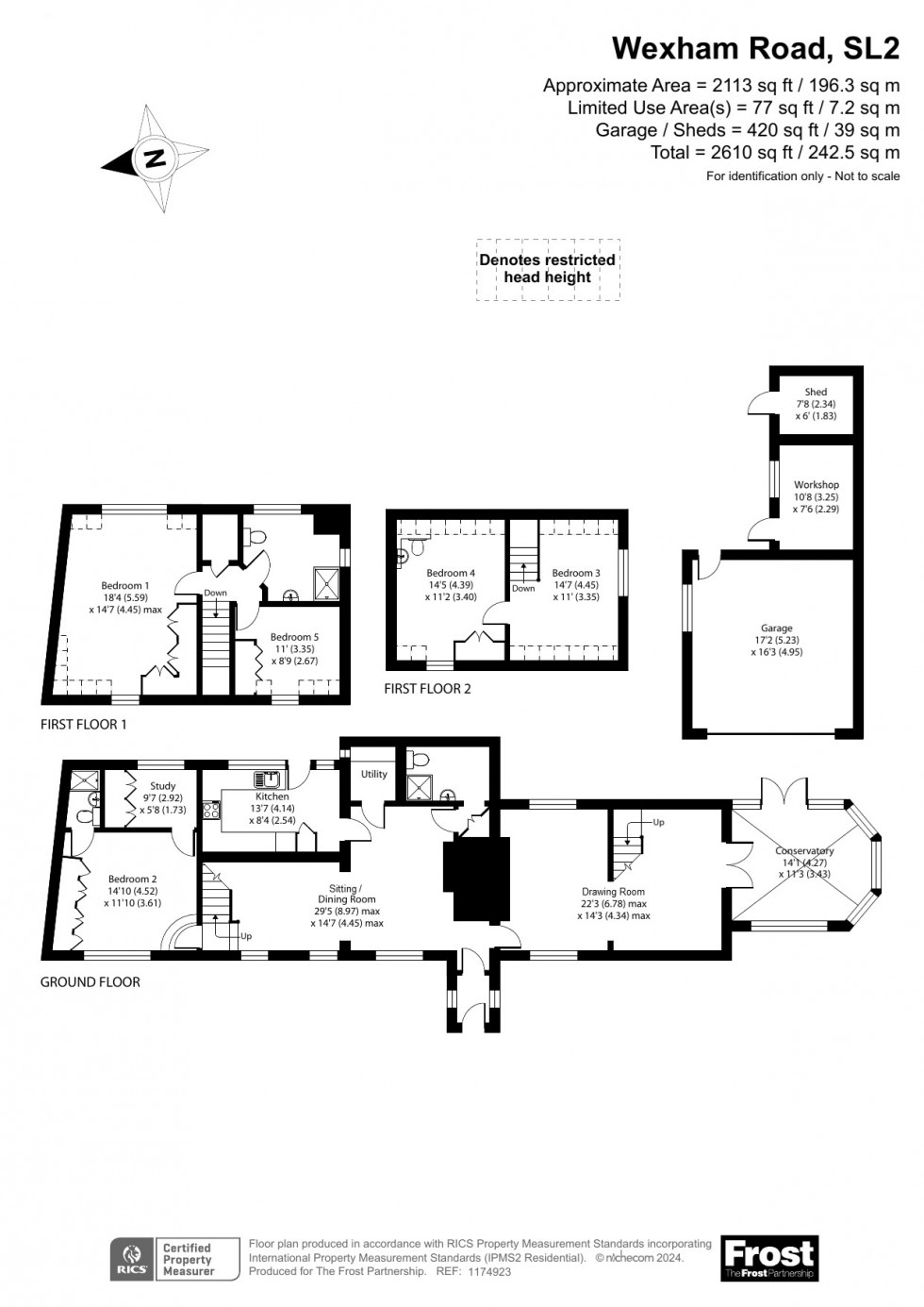 Floorplan for Wexham, Berkshire, SL2