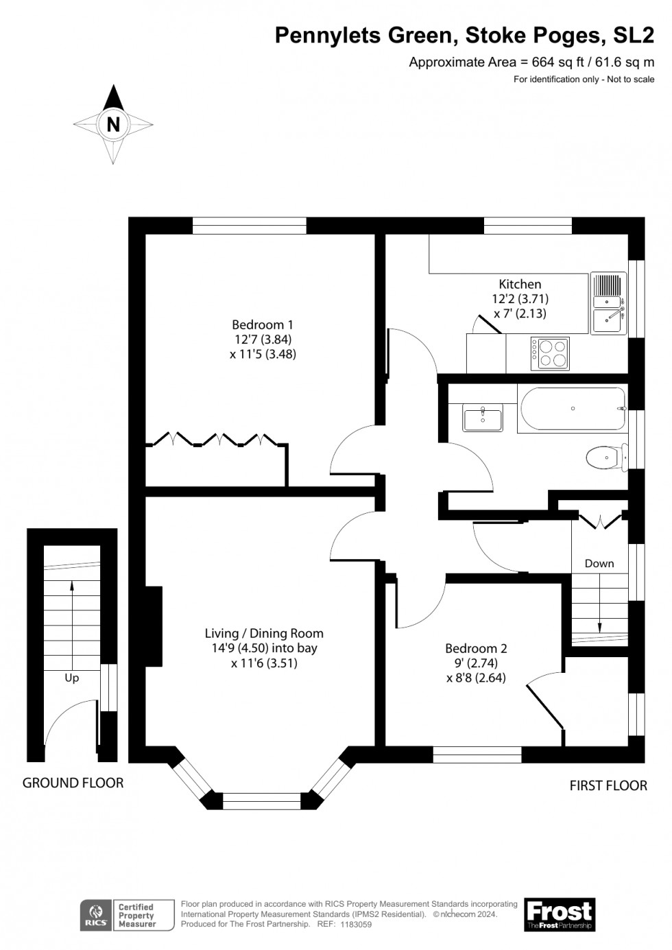 Floorplan for Stoke Poges, Buckinghamshire, SL2