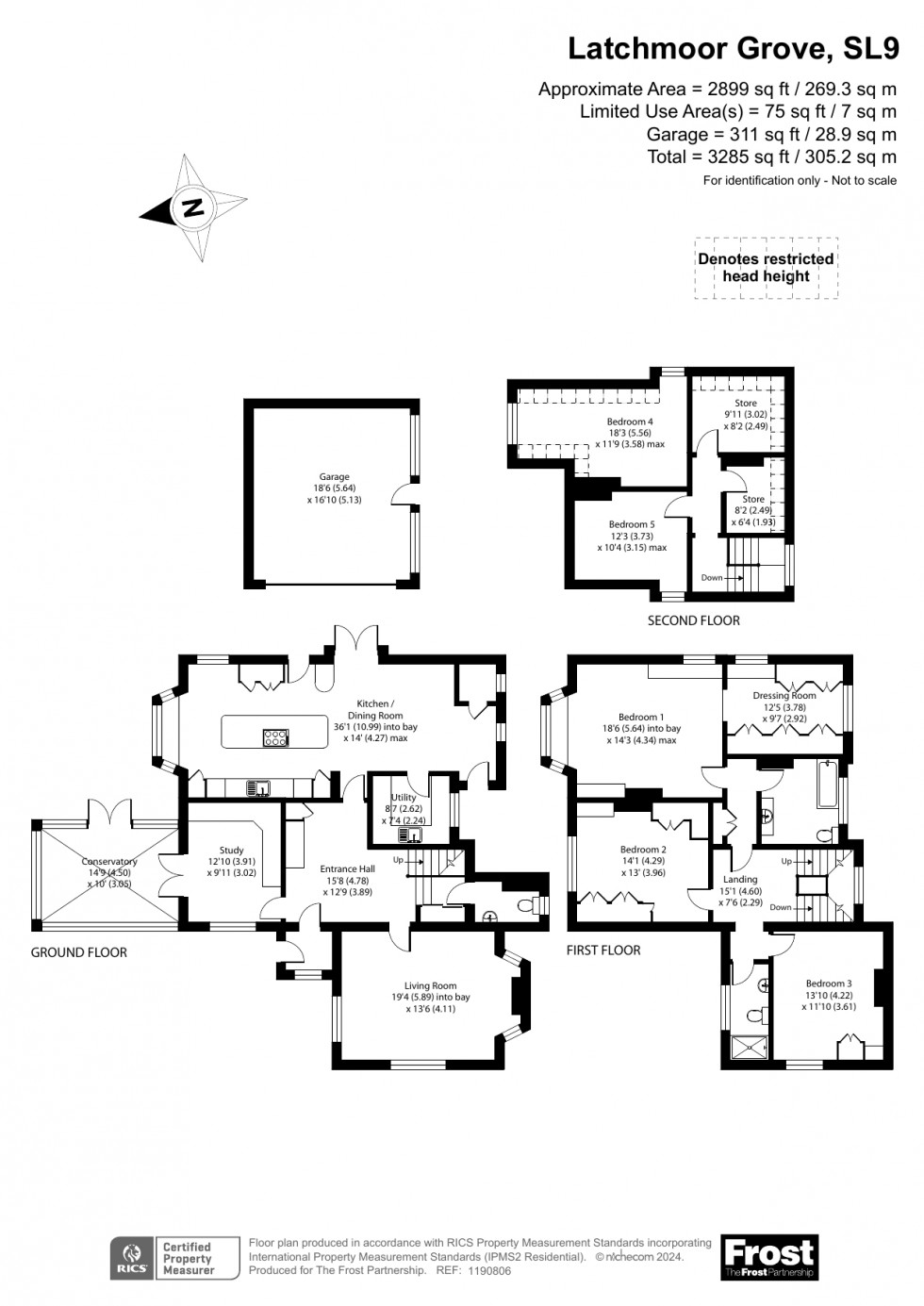 Floorplan for Chalfont St. Peter, Gerrards Cross, SL9