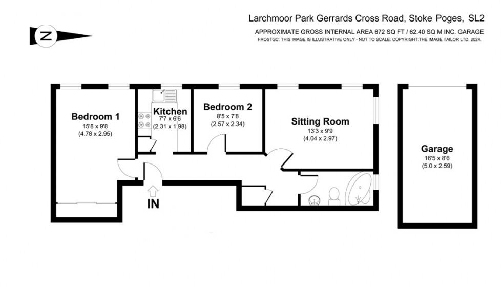 Floorplan for Gerrards Cross Road, Stoke Poges, SL2