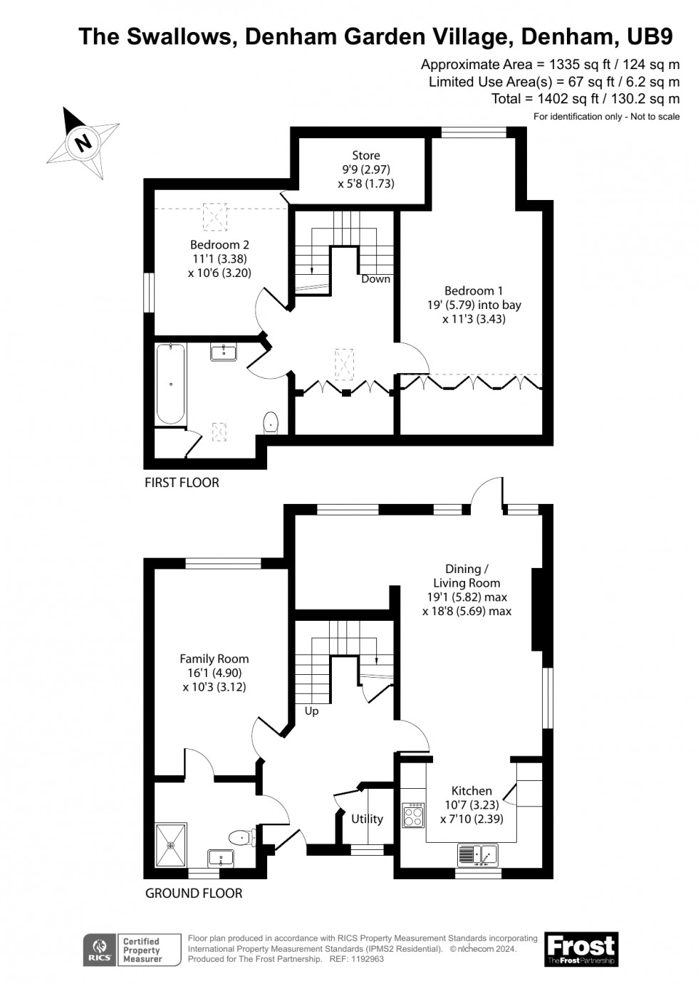 Floorplan for Denham Garden Village, Denham, UB9