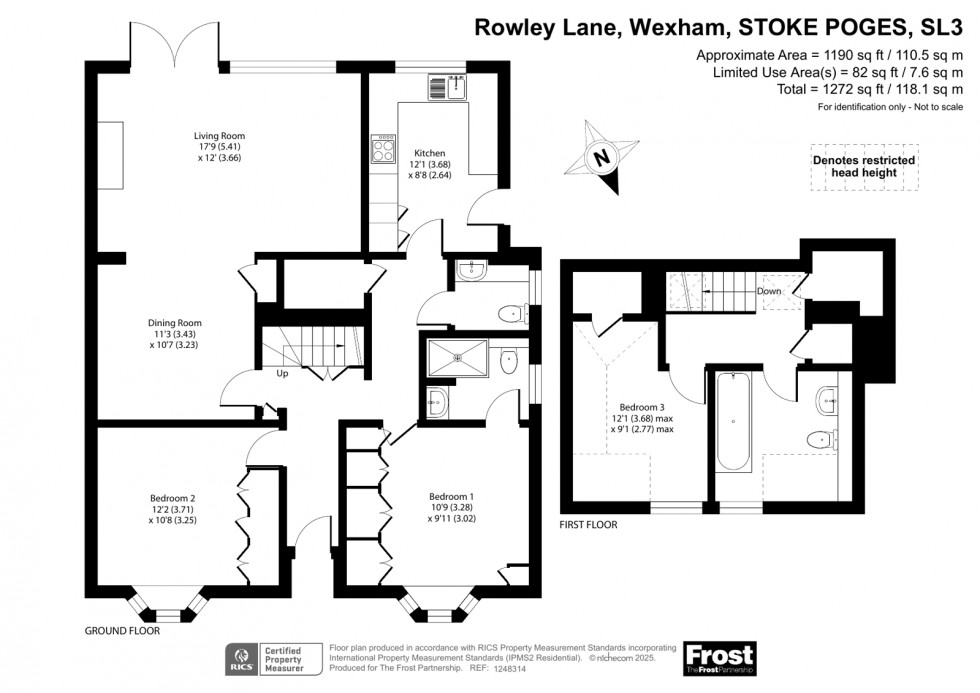 Floorplan for Wexham, STOKE POGES, SL3