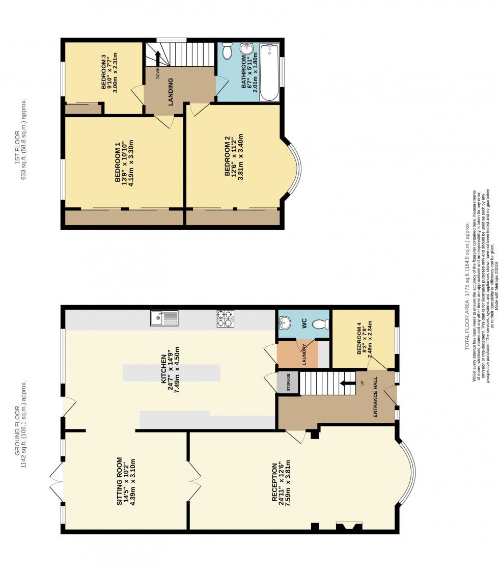 Floorplan for Langley, Berkshire, SL3