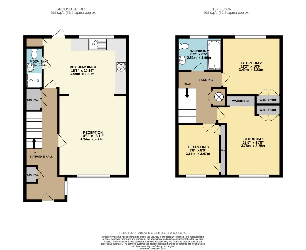 Floorplan for Iver, Buckinghamshire, SL0