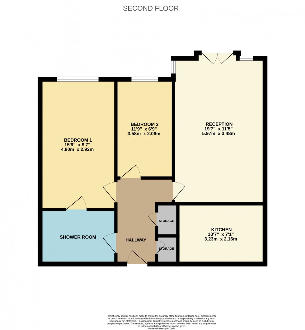 Floorplan for Wexham, Berkshire, SL2