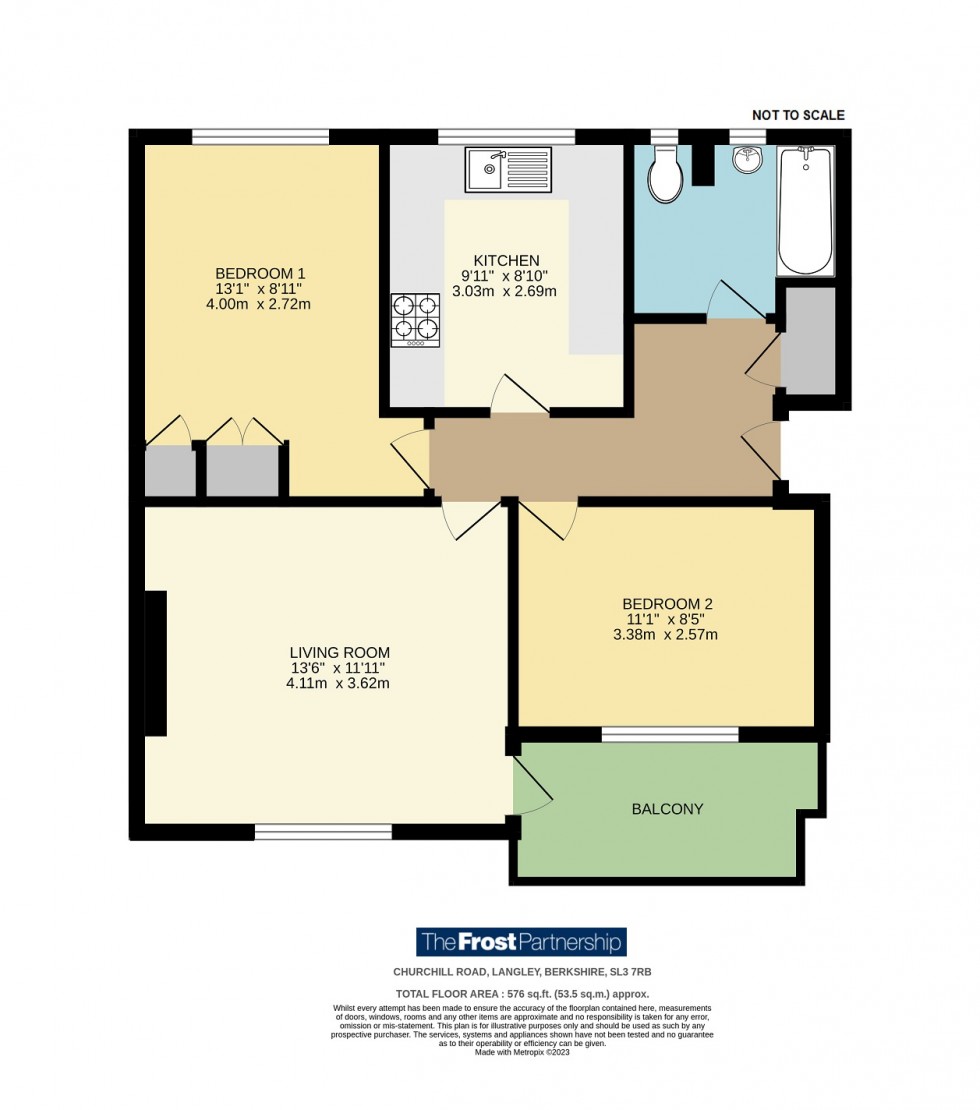 Floorplan for Langley, Berkshire, SL3