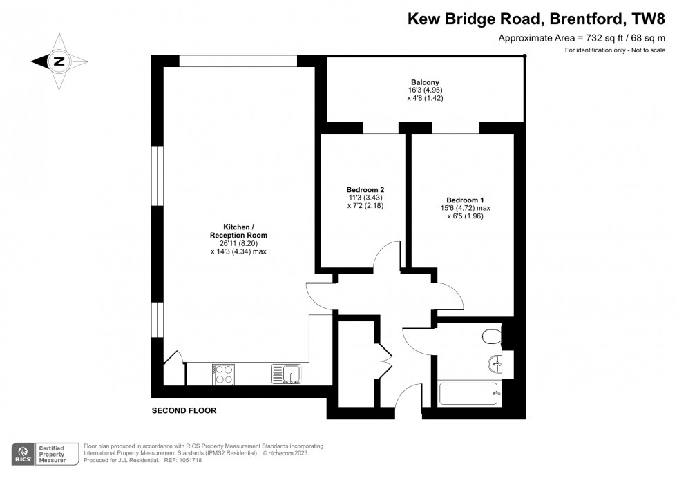 Floorplan for Kew Bridge Road, , TW8